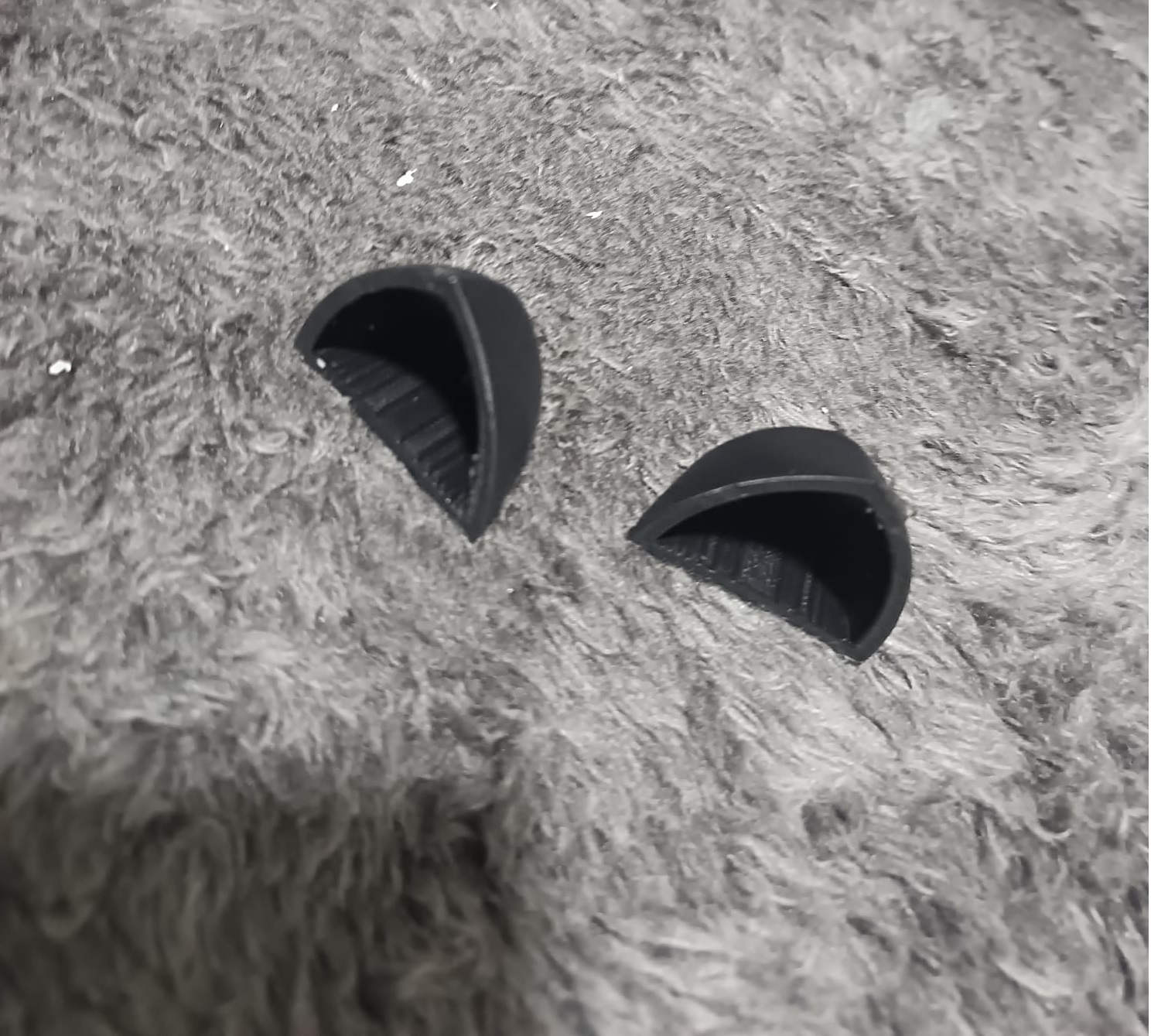 1 Çift Küçük Kulak Dekorasyonu Kulaklar Kask Dekoru Kask için Süsler Kask Scooter Kask Dekor Kask Kulak Süs Kask Aksesuar Kask Kulaklar Kask Hayvan Kulak